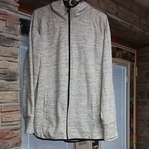 tek gear Gray Utility Jacket with Full Zip and Hood